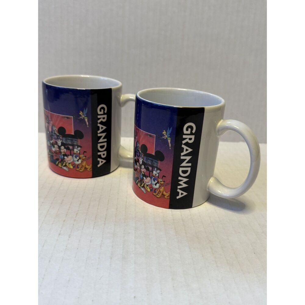 Walt Disney World Grandma & Grandpa Coffee Mugs